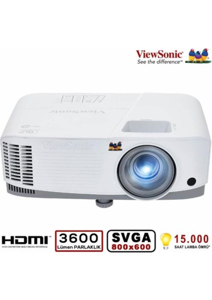 Yüksek Parlaklık Projeksiyon Cihazı, HDMI ve VGA Çıkışlı, 1024X768 Çözünürlük