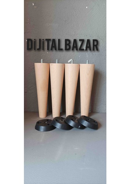 15 cm Konik Ayak Ham 4 Lü modelleri