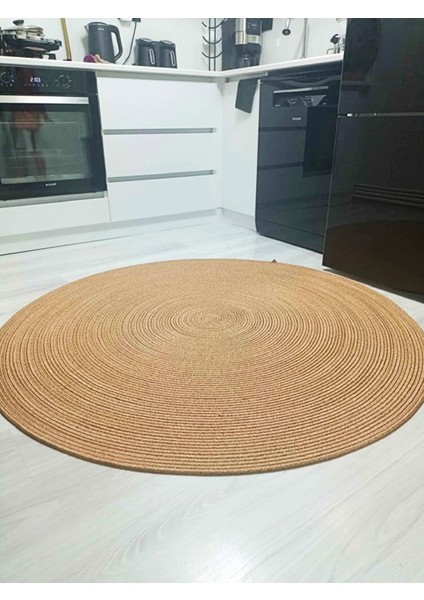 Jüt Yuvarlak Salon Mutfak Balkon Oturma Odası Kapı Önü Banyo Paspas Yolluk Kilim fiyatları