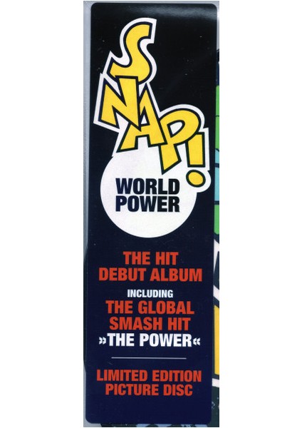 Snap - World Power (Limited Edition - Picture Disc) - Plak