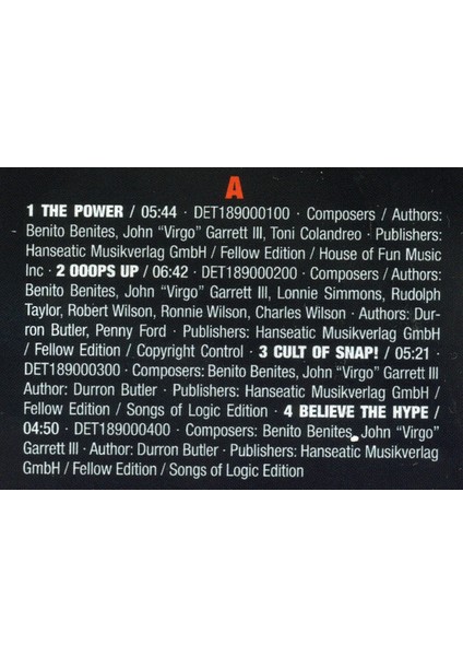 Snap - World Power (Limited Edition - Picture Disc) - Plak