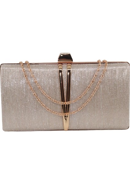 Lazer Kumaş. Altın Abiye Çanta. Gold Davet Gece Çantası. Abiye Çanta Gold. Portföy Clutch Çanta.