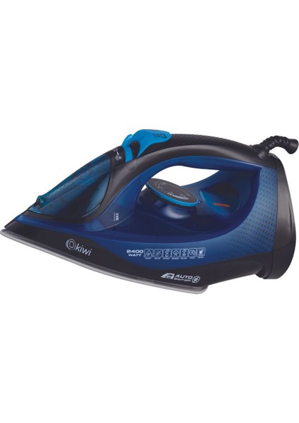 Buharlı Ütü 2400W Seramik Taban 150 g Şok Buhar Kireç ve Damlama Önleyici Ergonomik Tasarım