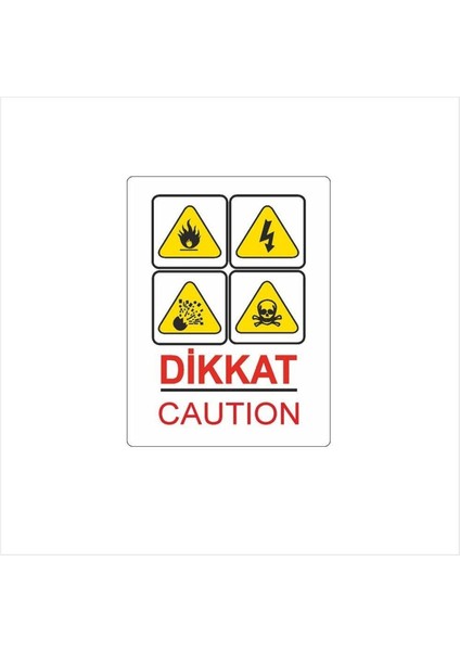 Yönlendirme Dikkat Işaretleri 25X35 Cm, Güvenli ve Görsel Uyumlu Tasarım
