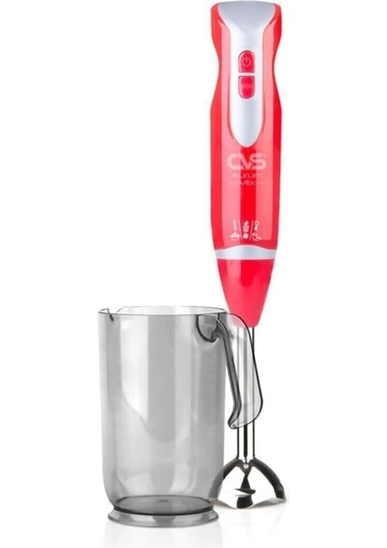 Aurummix Kırmızı Çubuk El Blender 1700W, Pratik ve Güçlü Mutfak Yardımcısı