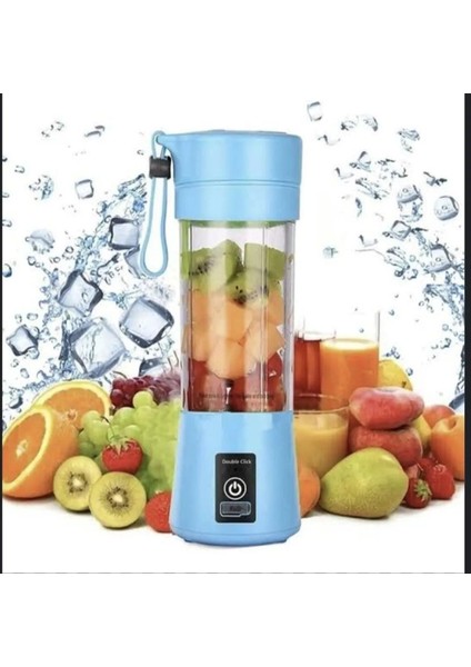 Mavi Şarjlı 3 Bıçaklı Mini El Rondosu 380 Ml, Pratik ve Hafif Blender fırsatları