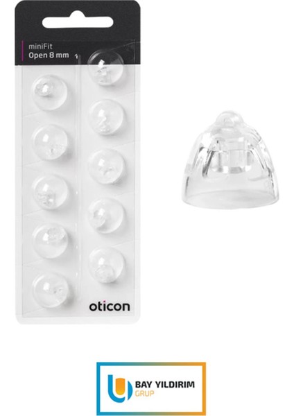 Yüksek Kaliteli 8mm Işitme Cihazı Dome/kubbe Seti, Konfor ve Işlevsellik Sağlar