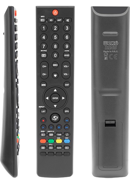 Sunny*Axen*Woon Lcd*Led 3dli Dünya Tuşlu Kumanda (5232)