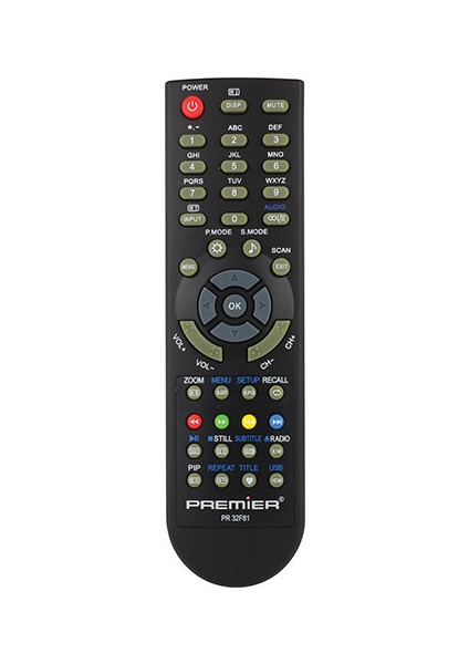 Premier Rm-L265 Lcd-Led Tv Kumandası Blisterli Yazısız (Rc0265-082019034) (5232)