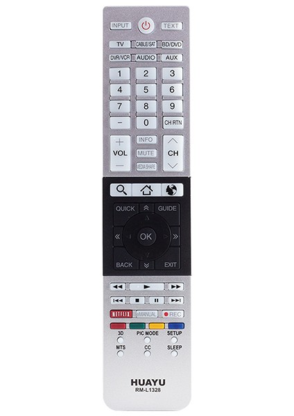 Huayu Kl Rm-L1328+ Toshıba Netflıx Tuşlu Lcd Kumanda Blisterli (5232)