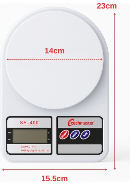 Dijital 10 kg Mutfak Tartısı LCD Ekranlı Hassas ve Kullanışlı Ölçüm Cihazı fiyatları