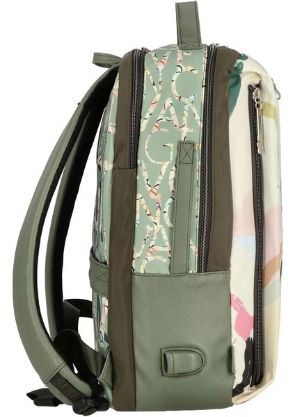 Viaje Kadın Daypack Sırt Çantası 43 cm USB Girişli ve Laptop Bölmeli Renkli Tasarım fırsatları