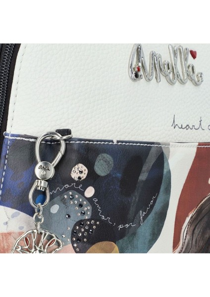 Alma City Sırt Çantası 30 cm Anahtarlıklı, Hafif ve Şık Çok Bölmeli Kadın Çantası fırsatları