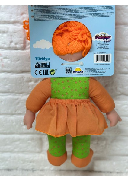 Gökkuşağı Bebekleri Lahana Saçlı Dolgu Bebek 35 cm fırsatları