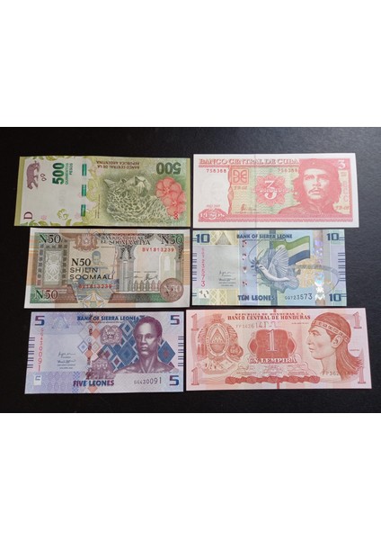 3996368733558DE98A 3lü Koleksiyon Başlangıç Seti Çil Yabancı Kağıt Para