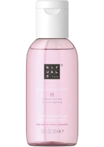 The Rıtual Of Sakura El Jeli, 50 ml , Kiraz Çiçeği ve Pirinç Sütü Kokulu Hijyenik Temizlik