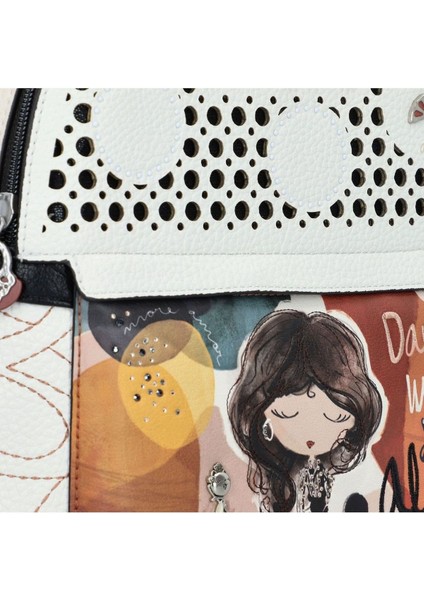 Alma City Sırt Çantası 32 cm Anahtarlıklı, Çok Bölmeli ve Dayanıklı Kadın Çantası modelleri