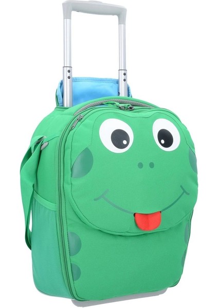 2 Tekerlekli Çocuk Valizi,yeşil, 40 Cm, Hafif ve Fonksiyonel El Bagajı fiyatları