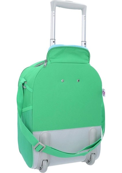 2 Tekerlekli Çocuk Valizi,yeşil, 40 Cm, Hafif ve Fonksiyonel El Bagajı indirimleri