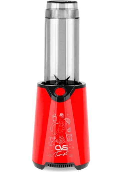 Kırmızı ve Sarı Renkli Pratik Kişisel Blender, Hafif ve Şık Tasarım