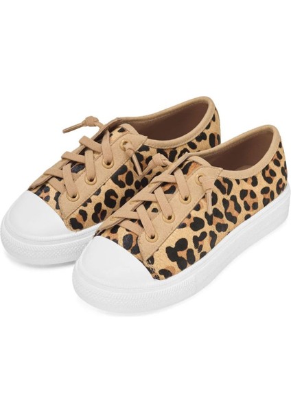Mabel Animal Leopar Desenli Sneaker Ayakkabı 37-40 Numara Pu Deri fiyatları