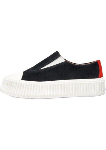 Archi 2.0 Siyah Kırmızı Beyaz Süet Sneakers