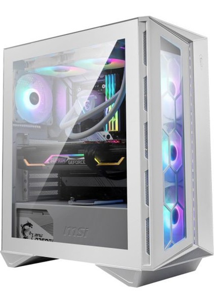Msı Gungnır White Pro Ultra Gamer -Amd Ryzen 5 9600X - Nvidia Rtx 5060 Ti 16GB -16GB Ddr5 Ram- 1tb M.2 Nvme SSD