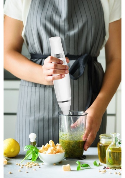 1500W Paslanmaz Çelik Hız Ayarlı El Blender Beyaz fırsatları