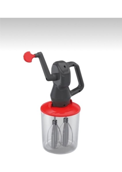 Kırmızı Çevirme Kollu Havalı El Mikseri, Pratik ve Kullanışlı Tasarım modelleri