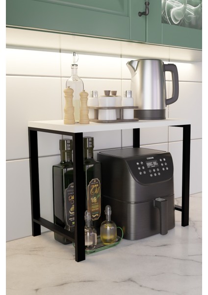 Airfryer Rafı,mutfak Organizeri, Mikrodalga Dolabı , Tezgah Üstü Fırın Çay ,kahve ,baharatlık Standı modelleri