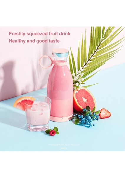 Pembe Taşınabilir Kablosuz El Blender, Taze Meyve ve Sebze Smoothie Cihazı fiyatları
