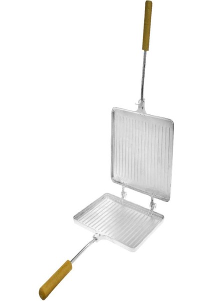 Gri Renkli Sade El Tostu, Pratik ve Kullanışlı Elektrikli Tost Makinesi
