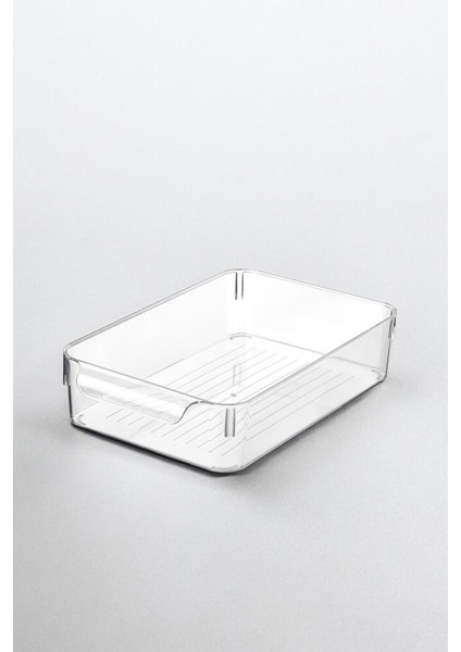 Turuncu Plastik Kapaklı Buzdolabı Saklama Kabı, Organizer, 4l, 30X20X7,5CM fırsatları