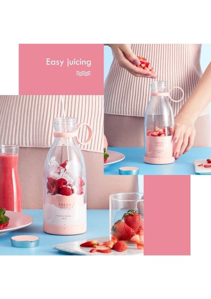 Taşınabilir Kablosuz Kişisel Smoothie El Blender, Beyaz, Hafif ve Pratik Kullanım modelleri