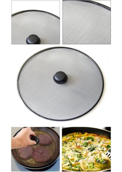 Renkli Yağ Sıçratmayan Tava ve Tencere Kapağı, Metal Telli, Güvenli ve Kullanışlı fiyatları