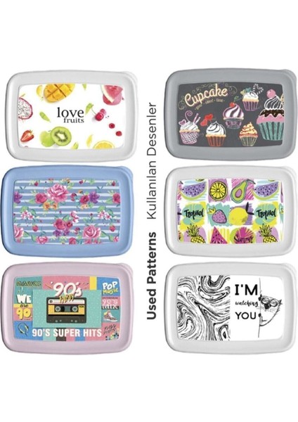 Pratik ve Sağlıklı 4'lü Saklama Kabı Seti, Bulaşık Makinesinde Yıkanabilir indirimleri