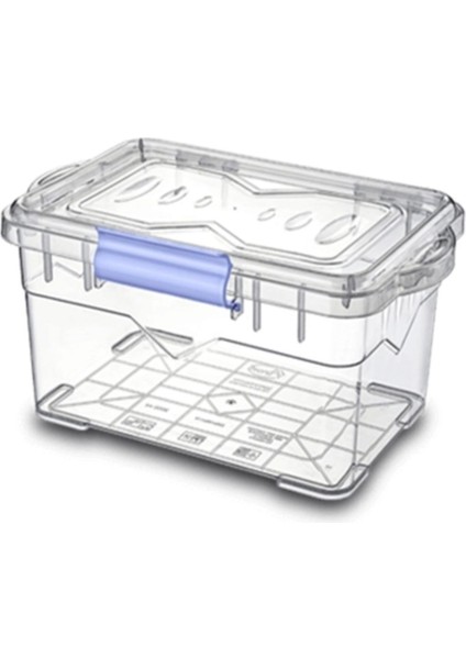 Beyaz 1,5l Plastik Saklama Kabı, Pratik ve Şık Mutfak Gereçleri