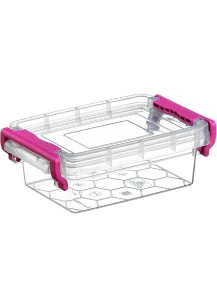 Turuncu 5,5 Lt Çok Amaçlı Saklama Kabı, Şeffaf ve Sağlam Yapı