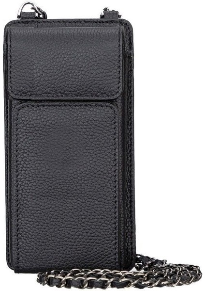 Özel Avjin 6.9 Inch Uyumlu Deri Kılıf Cüzdan Askılı Erc1 Siyah Fırsat!!! fırsatları