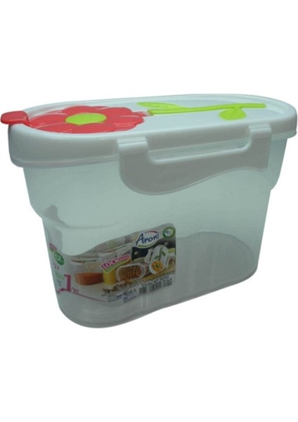 Renkli Kapaklı Saklama Kabı, Sağlıklı ve Dayanıklı, 1,2 Litre indirimleri