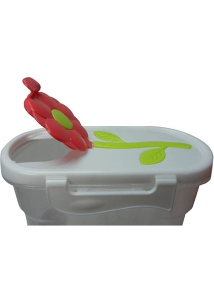 Renkli Kapaklı Saklama Kabı, Sağlıklı ve Dayanıklı, 1,2 Litre