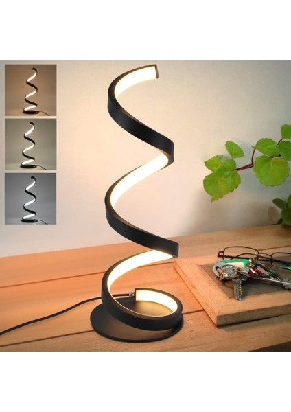 Kıvrımlı Spiral Gece Lambası