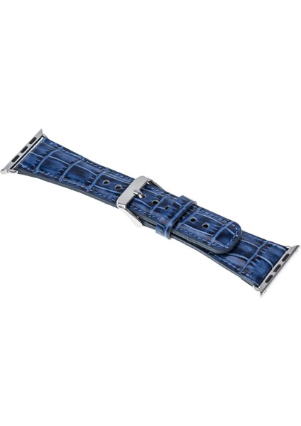 Özel Apple Watch Uyumlu Deri Kordon 42-44-45MM Croco YK07 Fırsat!!! fırsatları