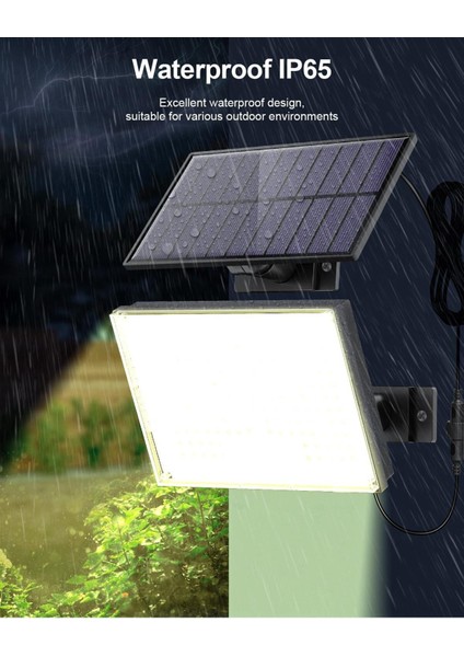 2'li Hareket Sensörlü Güneş Enerjili Işıklar, 172 Led, IP65 Su Geçirmez, Sıcak Işık indirimleri