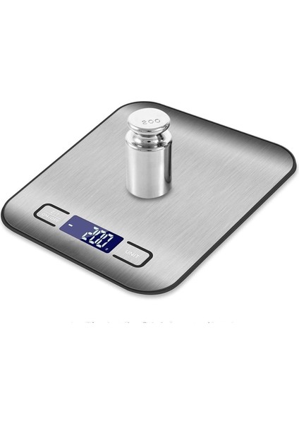 Gri 1g Hassas Dijital Mutfak Terazisi 5kg Kapasite Paslanmaz Çelik modelleri