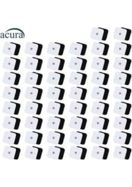 5x5 Çıtçıtlı Kare Tens Pedi, 20 Adet, Sağlıklı ve Konforlu Kullanım