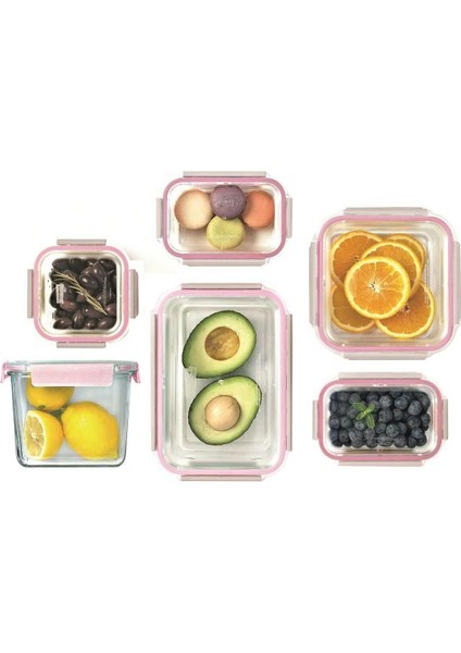 Dikdörtgen Cam Saklama Kabı 715 Ml, Ekru, Sağlıklı ve Şık Saklama Çözümü fiyatları