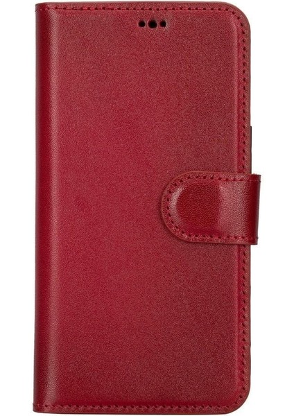 Mulvxurg URG02 Apple Iphone 15 Uyumlu Deri Cüzdanlı Kılıf Mwwn V4EF Kırmızı (Mulvix) fırsatları