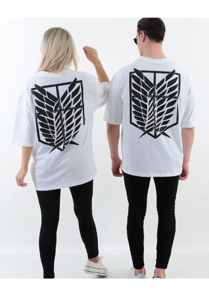 Titan Baskılı Oversize Pamuklu Unisex T-Shirt (Adet Fiyattır) indirimleri