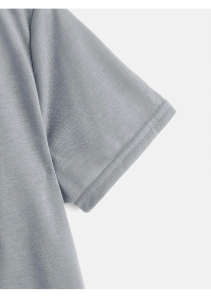 Kids Confident Beyond Send Çizim Kartal Baskılı Oversize Bisiklet Yaka Çocuk T-Shirt modelleri